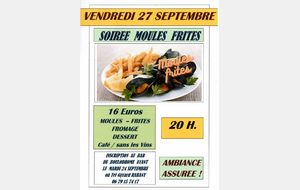 SOIREE MOULES FRITES 