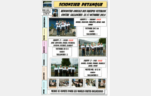 RENCONTRE AMICALE VETERAN SCIONZIER-SALLANCHES LE 17 OCTOBRE 2024