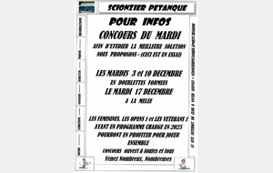 CONCOURS DU MARDI 2024