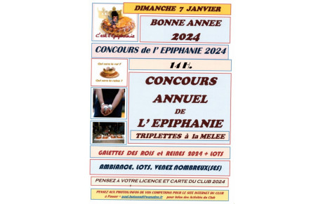 TIRAGE DES ROIS 2024 à SCIONZIER PETANQUE