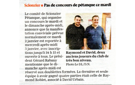 LA PRESSE DU 2 JANVIER 2024