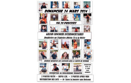 CONCOURS INTERSOCIETAIRES 2024