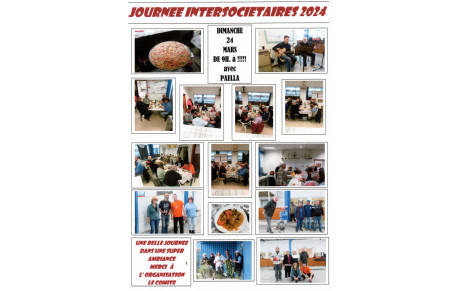 JOURNEE INTERSOCIETAIRES DU CLUB LE 24 MARS 2024