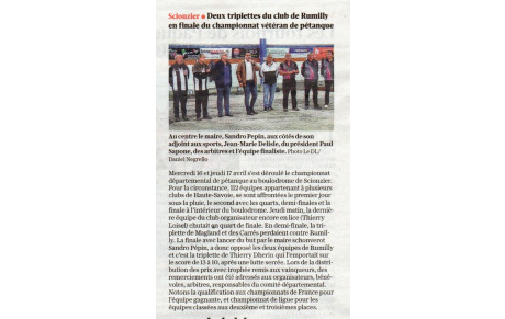 LA PRESSE DU 19 AVRIL 2025